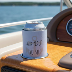 Enfriador De Latas Háblame Perversa Ancla Divertida Barco Náutico