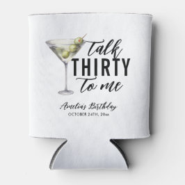 Enfriador De Latas Hablar Treinta Para Mí Dirty Martini 30 cumpleaños