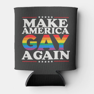 Enfriador De Latas Hacer a Estados Unidos gay de nuevo mes de orgullo