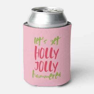 Enfriador De Latas Hagamos que Holly Jolly Hammered