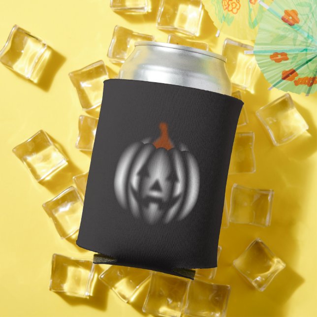 Enfriador De Latas Halloween black pumpkin  (Verano in situ)