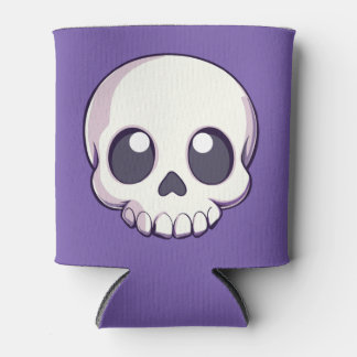 Enfriador De Latas Halloween con el cráneo del Personalizado