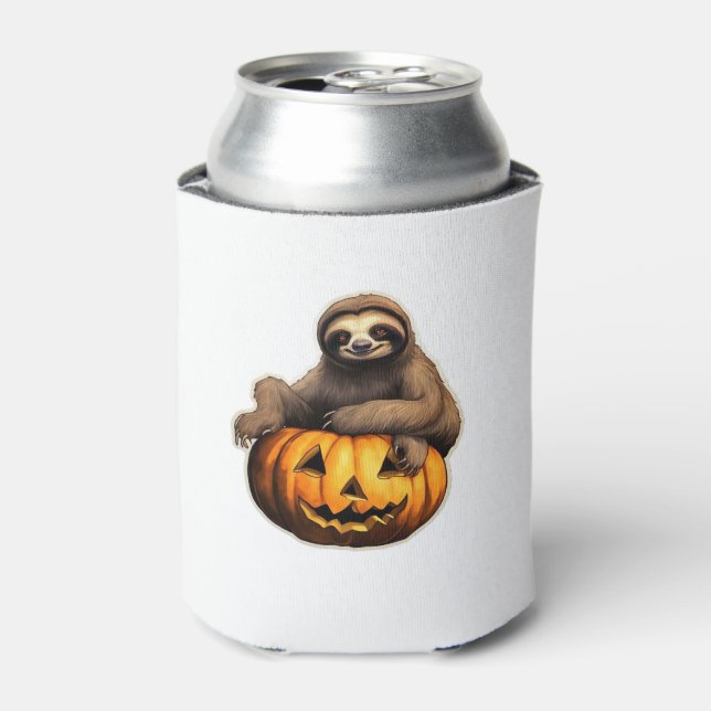 Enfriador De Latas Halloween con temática espuma camiseta sobredimens (Lata Anverso)