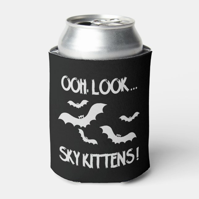 Enfriador De Latas Halloween Costume Bat Bloodsucker (Lata Anverso)