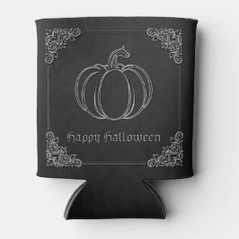 Enfriador De Latas Halloween de calabaza de plata