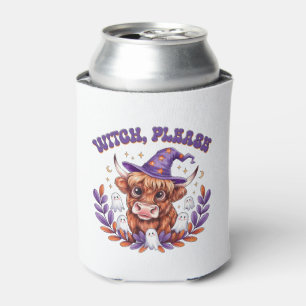 Enfriador De Latas Halloween de vaca Highland