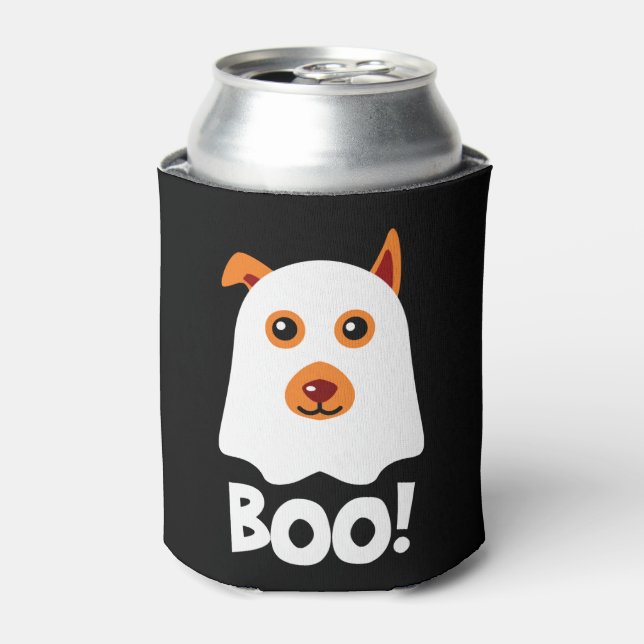 Enfriador De Latas Halloween Dog Boo (Lata Anverso)