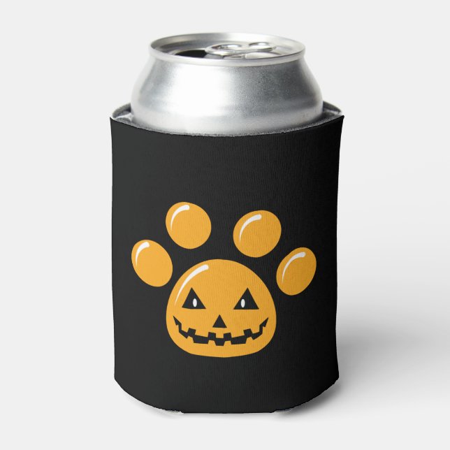 Enfriador De Latas Halloween Dog Paw (Lata Anverso)