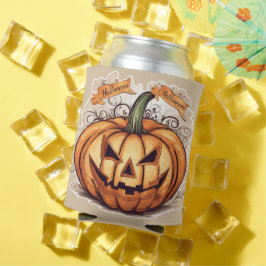 Enfriador De Latas Halloween: Großer Kürbis - 