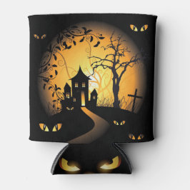 Enfriador De Latas Halloween - Ojos inquietantes vigilándote