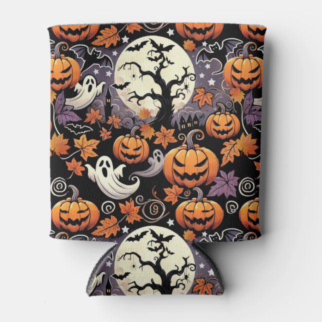 Enfriador De Latas Halloween/otoño/otoño (Anverso)