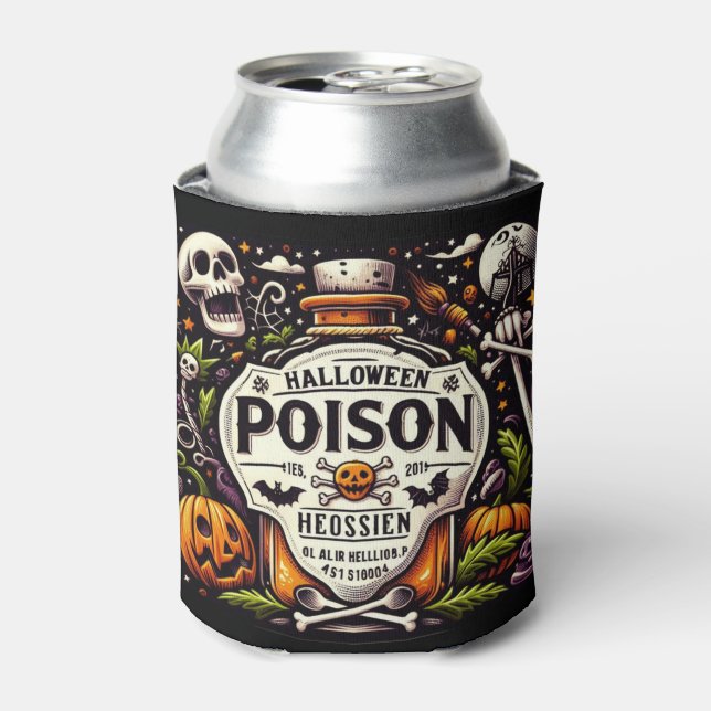 Enfriador De Latas Halloween Poison (Lata Anverso)