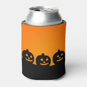Enfriador De Latas Halloween // Silución de calabaza Minimalista
