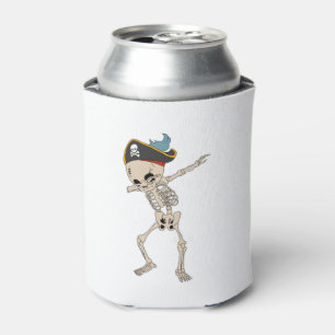 Enfriador De Latas Halloween Skeleton Pirate Dab Dance