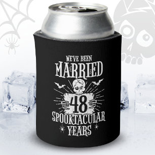 Enfriador De Latas Halloween Spooktacular 48º Aniversario Boda