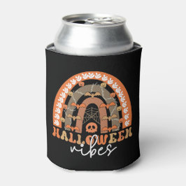 Enfriador De Latas Halloween Vibes Boho Rainbow Fall Spooki