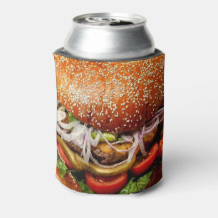 Enfriador De Latas hamburguesa de hamburguesa del día del maestro de