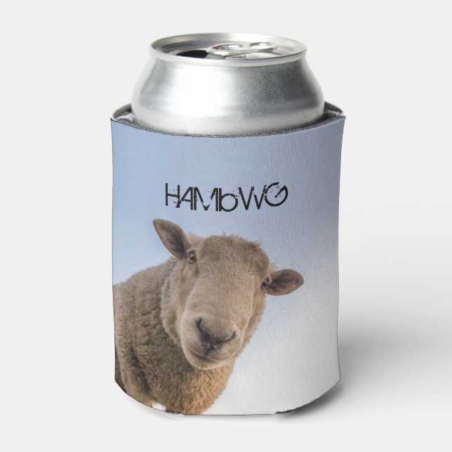 Enfriador De Latas HAMbWG - Aislador de Can - Oveja (Lata Anverso)