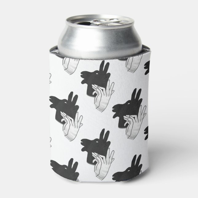 Enfriador De Latas Hand Silhouette Billy Goat Gray (Lata Anverso)