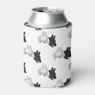 Enfriador De Latas Hand Silhouette Dog