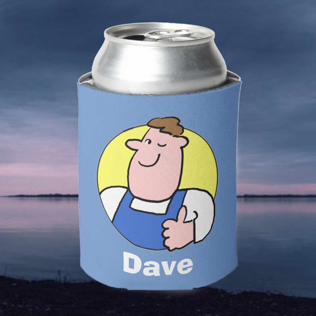 Enfriador De Latas Handyman Tradesman con nombre (Subido por el creador)