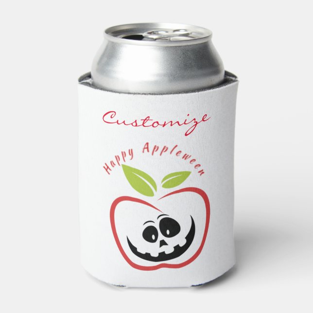 Enfriador De Latas Happy Appleween Jack O'lantern Thunder_Cove (Lata Anverso)
