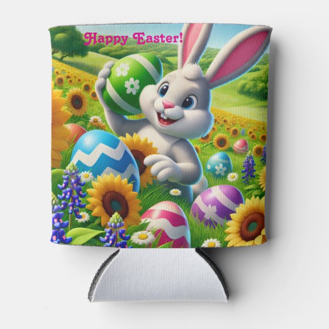 Enfriador De Latas Happy “Easter Bunny” Cooler (Anverso)