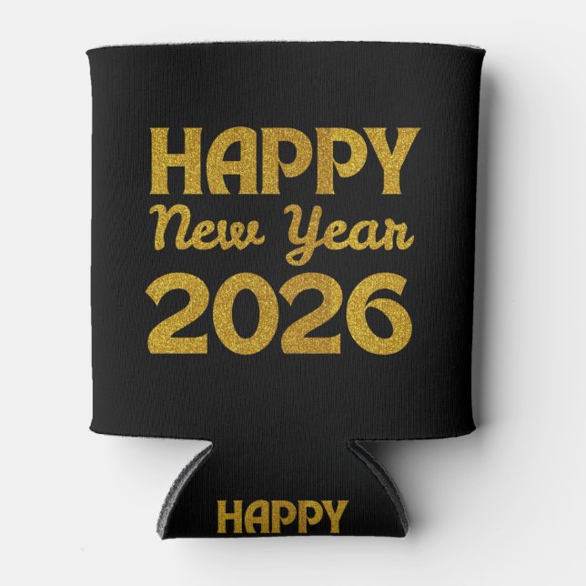 Enfriador De Latas Happy New Year 2026 (Anverso)