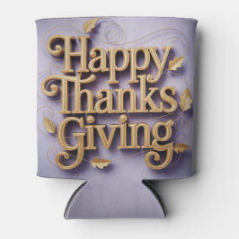 Enfriador De Latas  Happy Thanks Giving Can Cooler