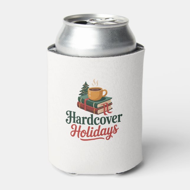 Enfriador De Latas Hardcover Holidays Festive Drink (Lata Anverso)