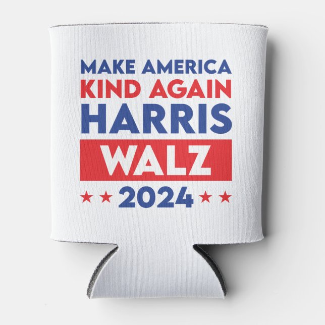 Enfriador De Latas Harris Walz 2024 hace que Estados Unidos vuelva a  (Anverso)