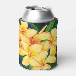 Enfriador De Latas Hawaiian tropical del Plumeria del paraíso