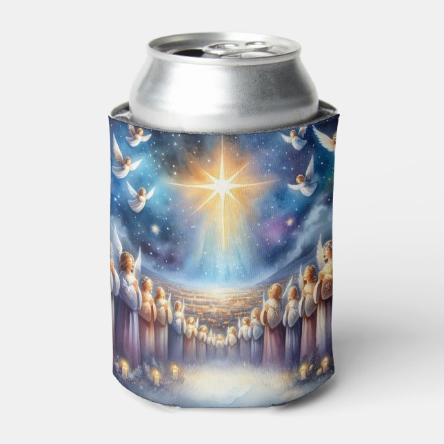Enfriador De Latas Heavenly Choir Under Star of Bethlehem (Lata Anverso)