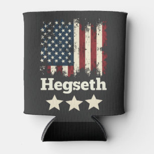 Enfriador De Latas Hegseth Trump Administración Bandera Americana