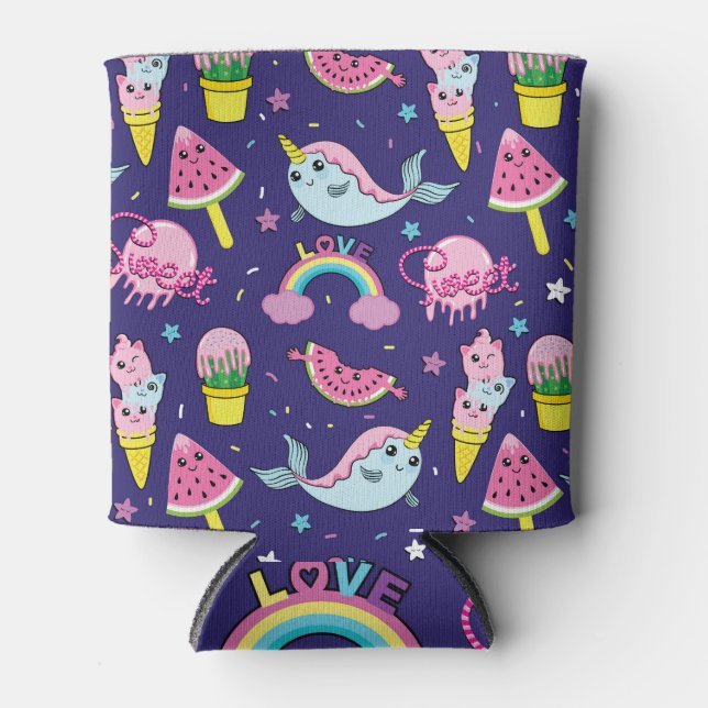 Enfriador De Latas Helado: sin costura (Anverso)