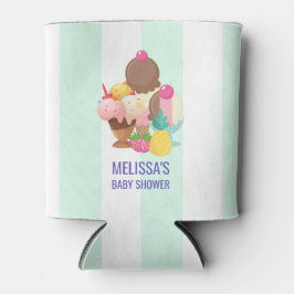 Enfriador De Latas Helados de crema de hielo con Baby Shower Sprinkle