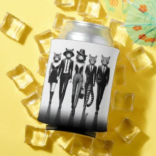 Enfriador De Latas Hep Cat Runway Modelos caminando por la pasarela