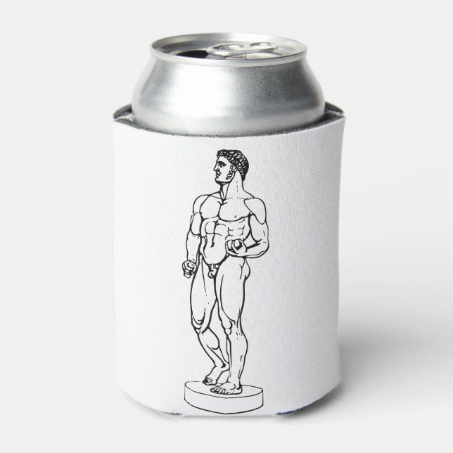 Enfriador De Latas heráculos, hercules, mitología, griego, atalanta,  (Lata Anverso)