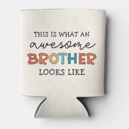 Enfriador De Latas Hermano astuto gracioso | Regalo para el mejor her