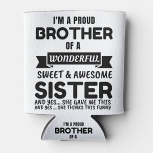 Enfriador De Latas Hermano Y Su Hermana Increíble
