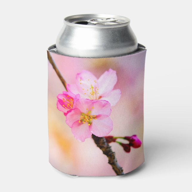 Enfriador De Latas Hermosas flores de cerezo de Sakura (Lata Anverso)