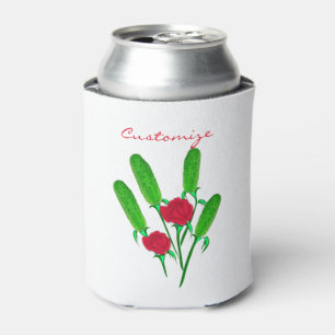 Enfriador De Latas Hermoso Bouquet Pickle con RosesThunder_Cove