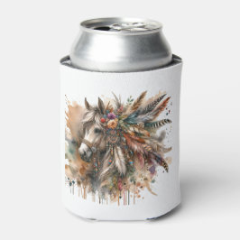 Enfriador De Latas Hermoso Caballo Boho