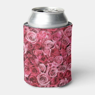 Enfriador De Latas Hermoso grupo de rosas rosas rosas