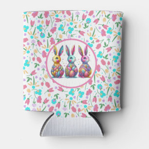 Enfriador De Latas Hermoso lindo, colorido 3 de Pascua