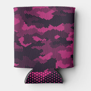 Enfriador De Latas Hexagonal de camuflaje, fondo de textura militar