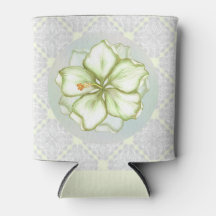 Hibiscus & lace WHITE