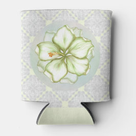 Enfriador De Latas Hibiscus & lace WHITE