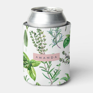 Enfriador De Latas Hierbas personalizadas para jardín exuberante y pa