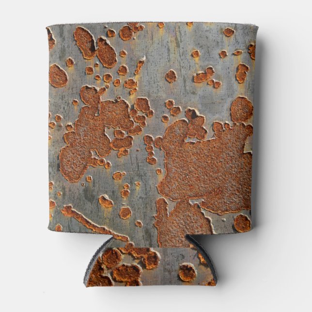 Enfriador De Latas Hierro Rústico: Motín Amarillo. (Anverso)